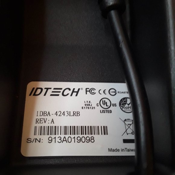 IDTECH IDBA-4243LRB CORDLESS HAND HELD USB BARCODE SCANNER USB CHARGER STAND - Picture 5 of 7